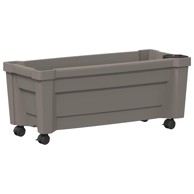 CALYPSO Vaza s kotačima, 79 x 35 x 33 cm, PP, siva