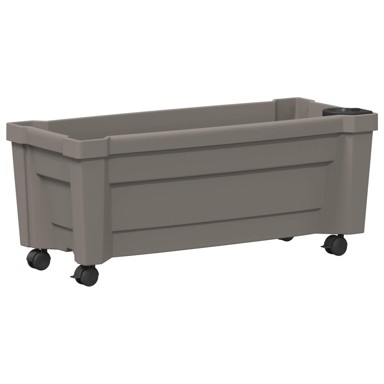 CALYPSO Vaza s kotačima, 79 x 35 x 33 cm, PP, siva