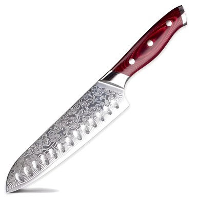 Damaskasti kuhinjski nož Mi-20175 Santoku Kp20175