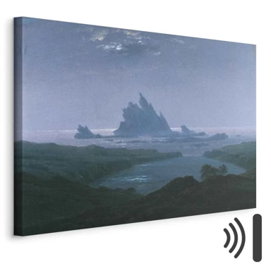 Slika Caspar David Friedrich – Cliff reef on the beach, 120x80 cm, akustična