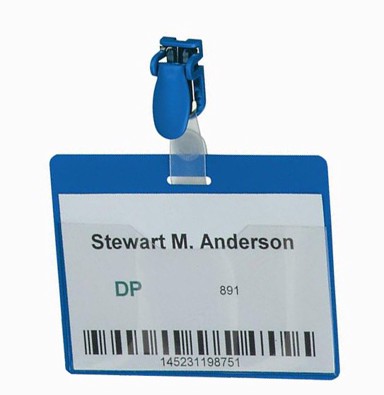 Identifikacijske kartice 8106, 60 × 90 mm, plava