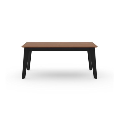 TEMAHOME Proširiv blagovaonski stol s pločom stola u dekoru oraha u prirodnoj boji 100x180 cm Shadow 