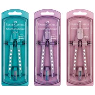 FABER-CASTELL Šestar Factory Sparkle 174323 + mine sortirano blister