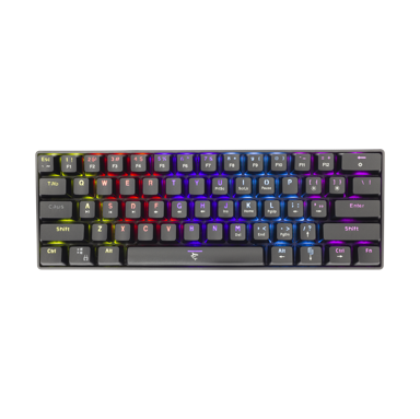 WHITE SHARK Tipkovnica GK-2022 Shinobi, plavi switch, žičana, crna