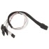 SILVERSTONE Mini SAS na SATA kabel SST-CPS03, 50 cm