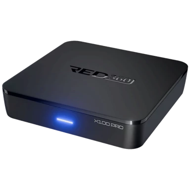 REDLINE Prijemnik Google TV RED360 X100 PRO, 4K, 2GB/16GB, WiFi, Bluetooth, LAN