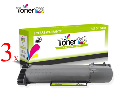 TONER123 Komplet Brother TN-B023 / HL B2080, DCP B7520, MFC B7715, 3 × crna
