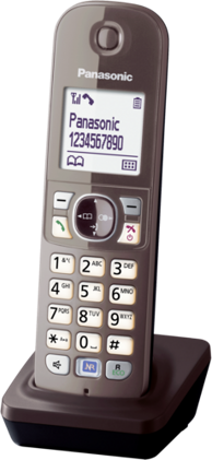 PANASONIC Bežićni kućni telefon KX-TGA681EXA mocca-brown