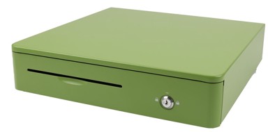 OLYMPIA Elektronska ladica za novac M405, 4 pretinca za novčanice, 8 pretinaca za kovanice, zelena