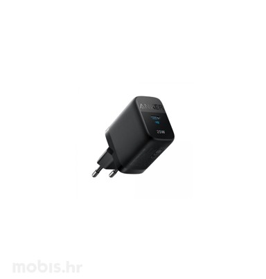 ANKER Zidni punjač 25W 1C, BLACK, EU PLUG