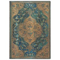 PAPERBLANKS Notes midi, 13 × 18 cm, crte, 88 listova, bez zatvaranja, Turquoise Chronicles Flexis (FB8226-2)