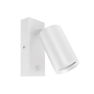 Zidna svjetiljka Daria WLL GU10, bijela, s prekidačem