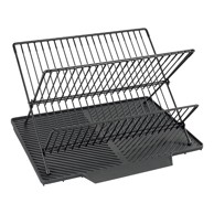 WENKO Tamno siva posuda za kapanje Nelia, 34 x 40 cm