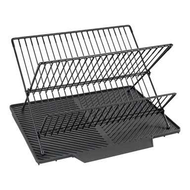 WENKO Tamno siva posuda za kapanje Nelia, 34 x 40 cm