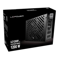 LC POWER Napajanje Platinum Series, 1200W, ATX V2.52, 135mm vent., crno, PFC, 80+ Platinum, modularno
