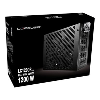 LC POWER Napajanje Platinum Series, 1200W, ATX V2.52, 135mm vent., crno, PFC, 80+ Platinum, modularno