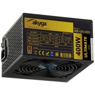 AKYGA Napajanje AK-U4-400, 400 W, 20+4 pin ATX, 80+ Bronze, crno