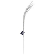 Božićni ukras grana 24x7x3 cm srebrna