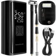 Električna pumpa za bicikl, kompresor za gume, power bank 6000 mAh, LED svjetiljka