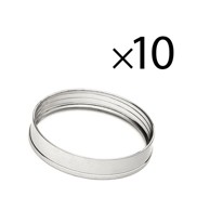EKWB Obrubni prsten za kompresijske spojeve Torque STC-13/10, 10 kom, srebrni