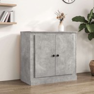 Komoda od konstruiranog drva, 70 x 35,5 x 67,5 cm, beton siva