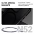 CRONG Futrola s MagSafeom Hybrid Frost MAG Cover za Apple iPhone 16 Pro, crna