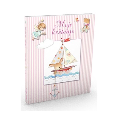 NAŠA DJECA Moje krštenje - roza 7210/2