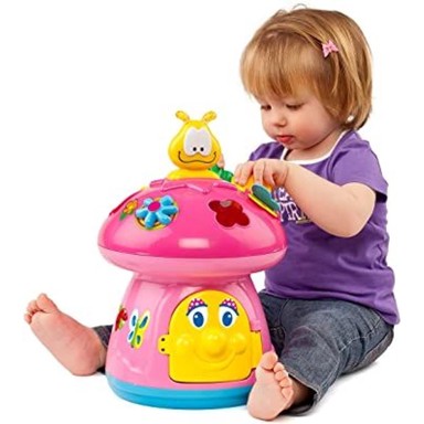 MOLTO Interaktivna igračka MUSHROOM, roza