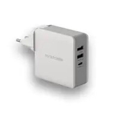 REALPOWER DeskCharge-65 Travel punjač, univerzalni, 65 W, sivi