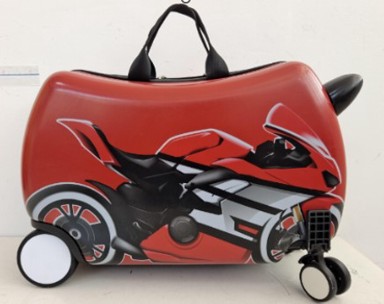 Dječji putni kofer na kotačiće, ručna prtljaga, motor motiv