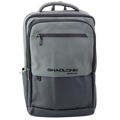 LEAN Gradski poslovni ruksak za prijenosno računalo, 16 l, s USB priključkom, crno-sivi
