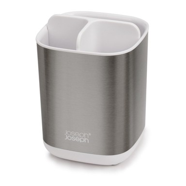 JOSEPH JOSEPH Čaša za četkice za zube od nehrđajućeg čelika EasyStore
