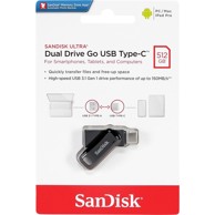 SANDISK USB stick Ultra Dual DriveGo 512GB Type C SDDDC3-512G-G46