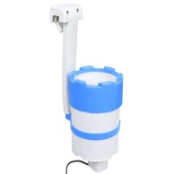 Viseći skimmer i crpka za bazen s adapterom, plastični, 16 cm