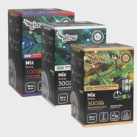 GLOW Božićne lampice 300 LED, na baterije, 8 funkcija, IP44