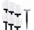 RENDL Vrtni set lampa, Gardlov, 6 komada