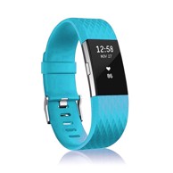 B-STRAP Silicone Diamond (Large) remen za Fitbit Charge 2, blue