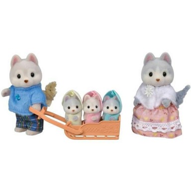 SYLVANIAN FAMILIES Set lutaka The Husky Family