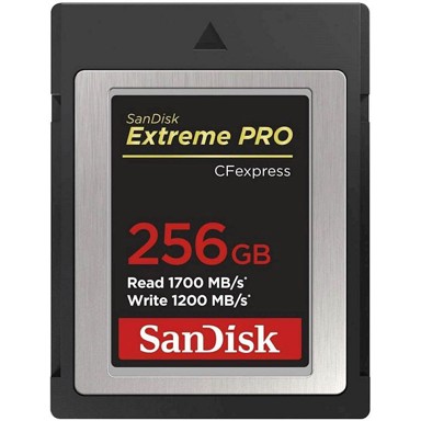 SANDISK CFexpress kartica Extreme PRO Type B, 256GB, 1700MB/s Read, 1200MB/s Write