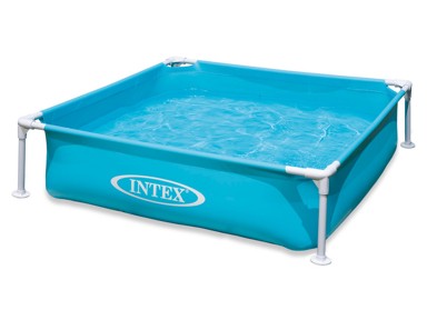 INTEX Mini okvirni bazen za djecu, 122 x 122 x 30 cm, tirkizna 