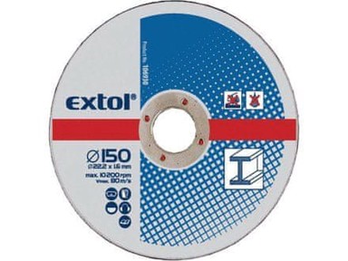 EXTOL CRAFT Rezni disk za metal 108030, 150 × 2,5 × 22,2 mm, 5 kom
