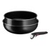 TEFAL Aluminijski set posuđa 3 kom Ingenio Easy Cook & Clean Black