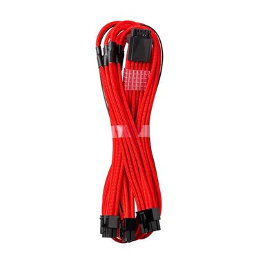 CABLEMOD RT-Series Pro ModMesh 12VHPWR na 3x PCI-e kabel za ASUS/Seasonic - 60 cm, crveni CM-PRTS-16P3-N60KR-5PC-R