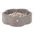 PLUSH NEST Bazen s 300 loptica Cvijet, 95x30 cm, bež