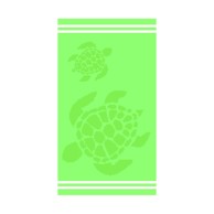 B.E.S. Zeleni pamučan ručnik za plažu 70x140 cm Turtle