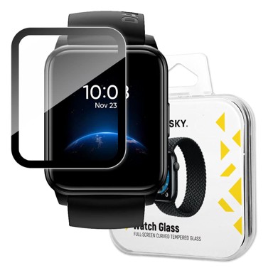 WOZINSKY Hibridno staklo za Realme Watch 2 crno