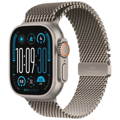 APPLE Pametni sat Ultra 2 Titanium, sivi metalni remen, S
