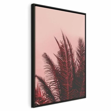 Slika Palme u zalasku sunca, jednodijelna, okomita, 80x120 cm