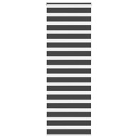 Zavjesa zebra crna 90x230 cm širina tkanine 85,9 cm poliester