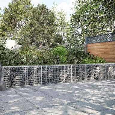 Gabion s 5 mm žicom i mrežom 5x5 cm 1100x50x50 cm